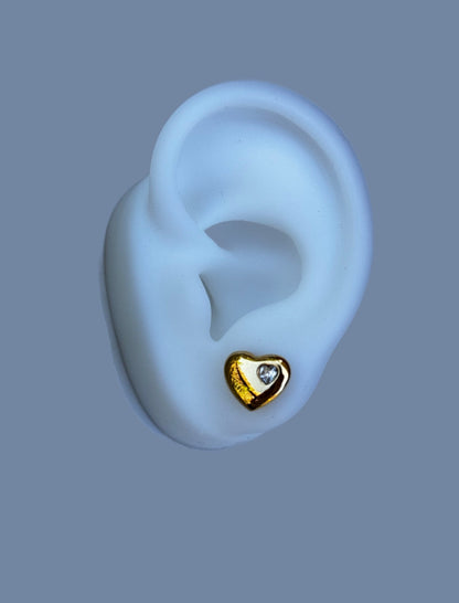 Minimalist Love Studs.