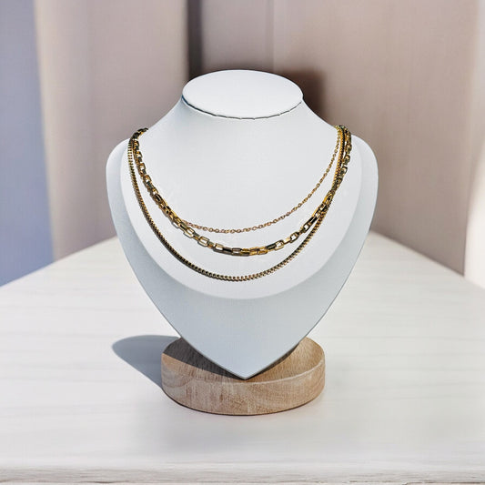 Triple layering chain