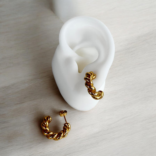 Mini Twisted hoops